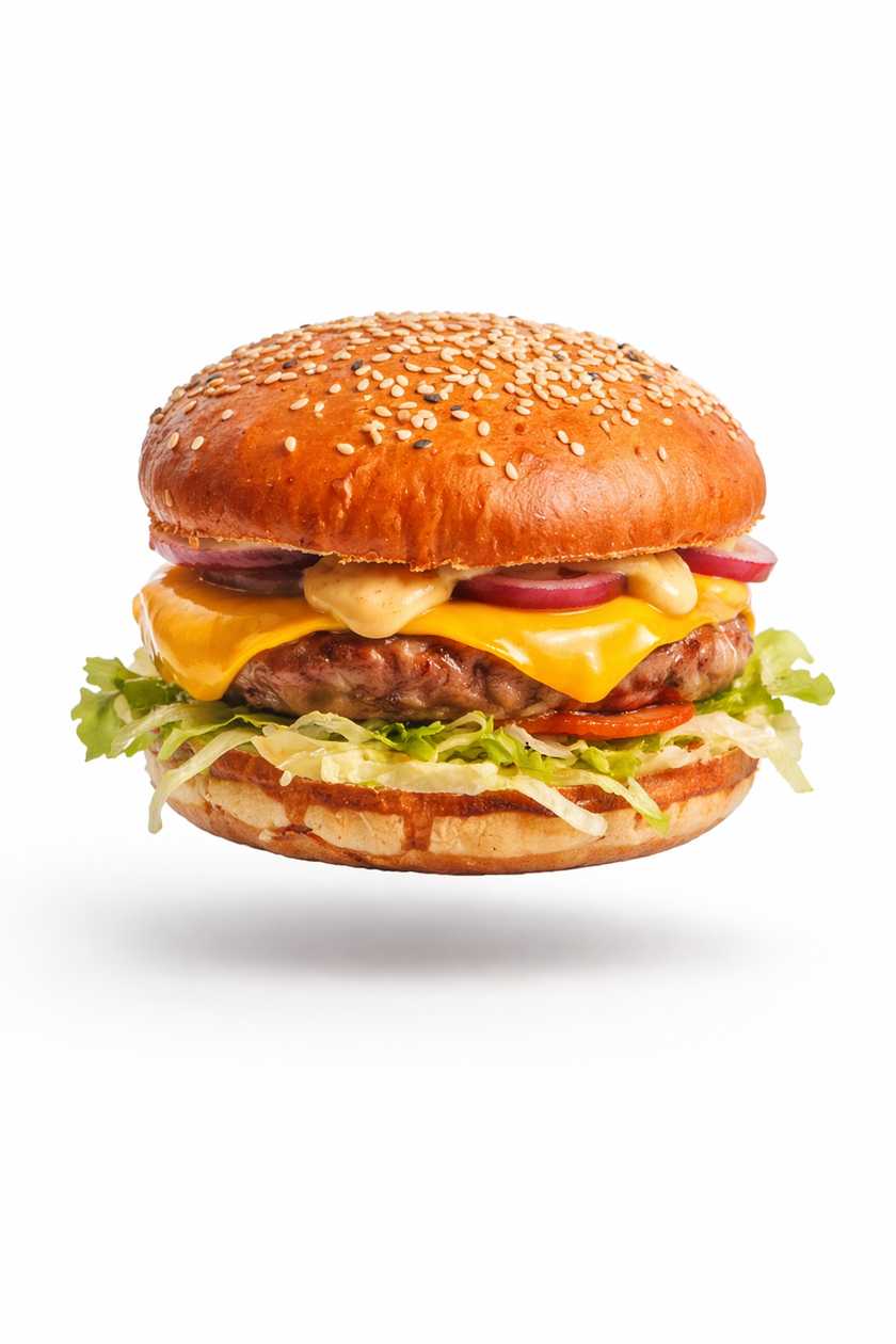 Golden clasic burger