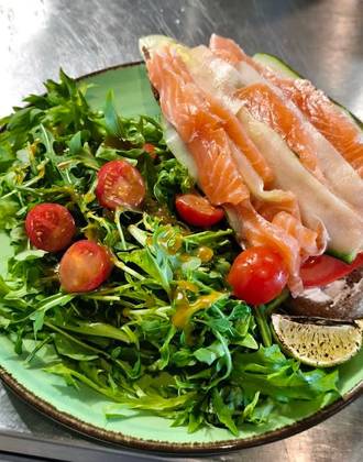 Tosta de Salmão Gravlax