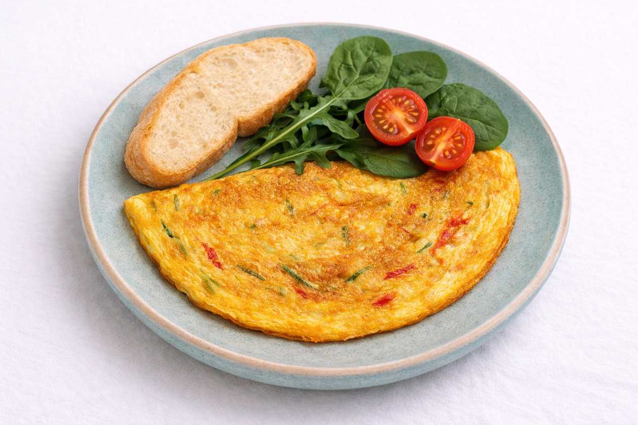 Омлет з моцареллою