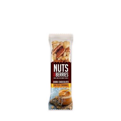 Organic Nut Bar Dark Chocolate Salted Caramel - Nuts & Berries