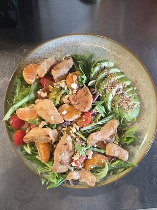 Salada de Frango e Tangerina