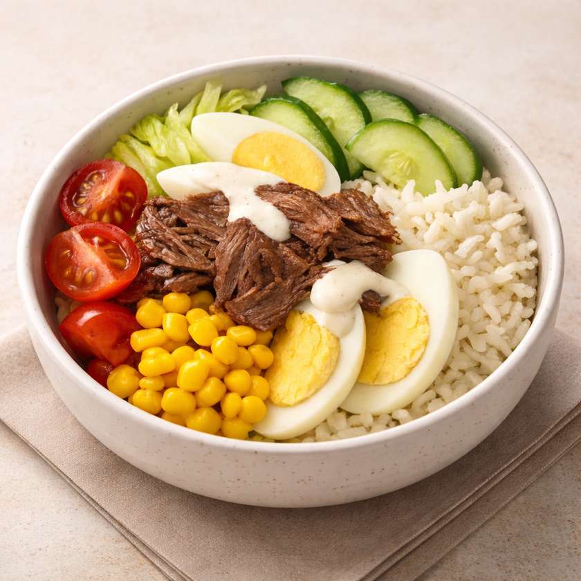 Боул з яловичиною