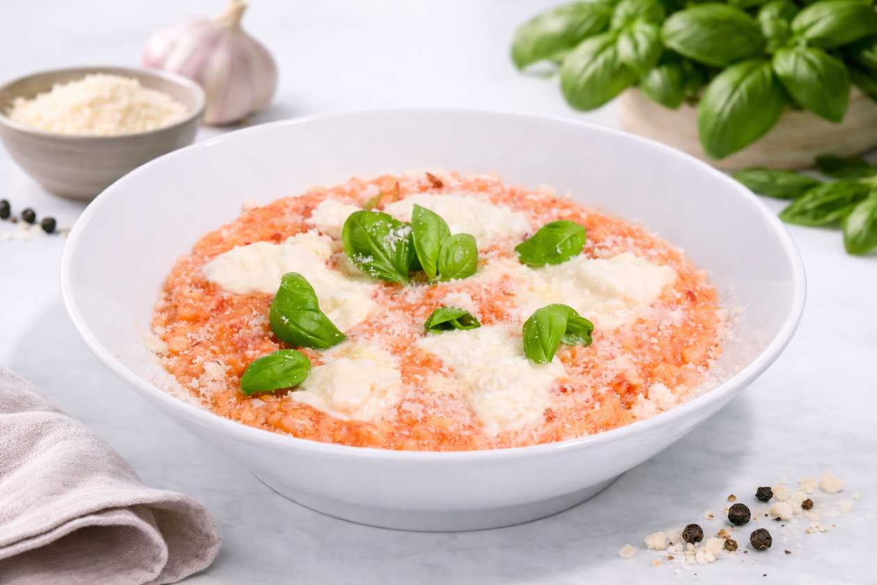 Risotto Pomodori Mozzarella