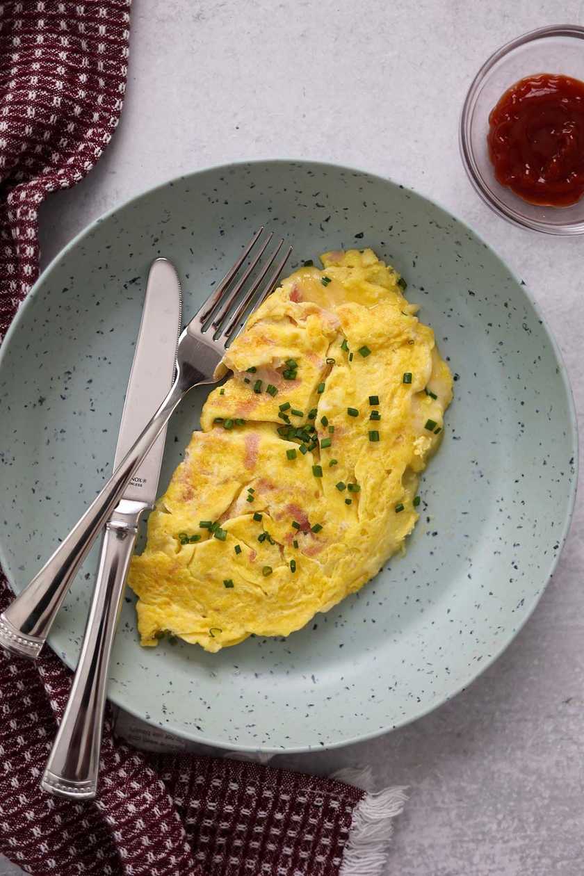 Ham and Cheese Omelette