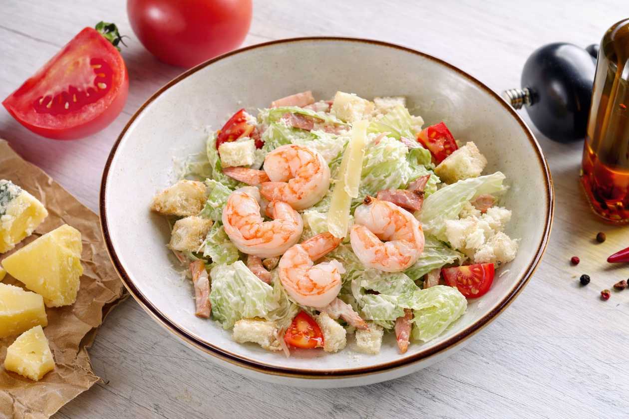 Цезар з креветками