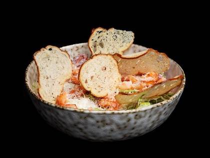 САЛАТ ЦЕЗАР З КРЕВЕТКОЮ