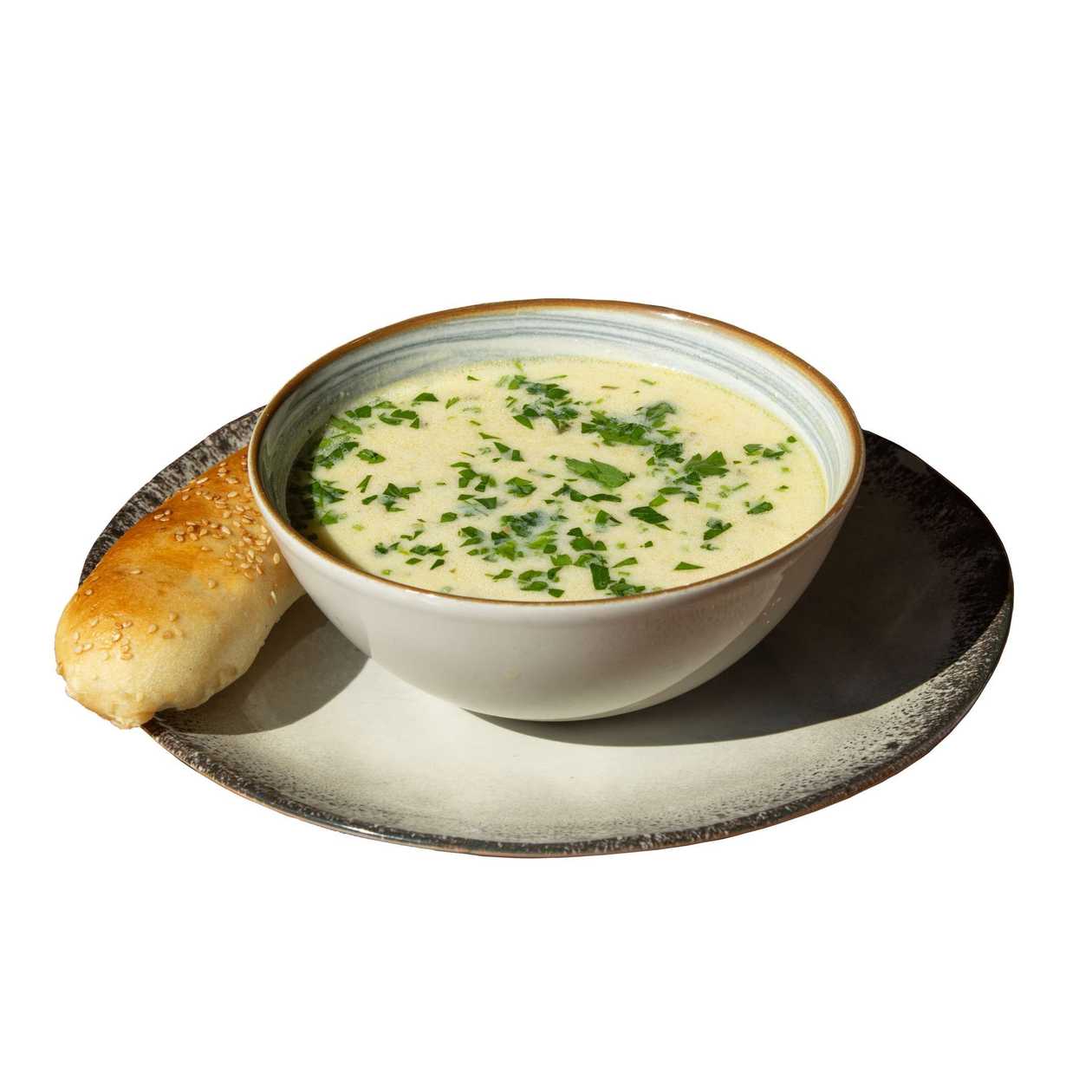 Ciorbă de pui a la grec