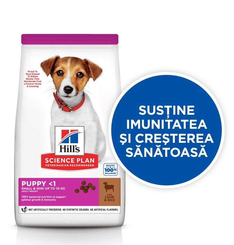 HILL'S Science Plan Puppy Small & Mini Lamb & Rice, 1.5 Kg