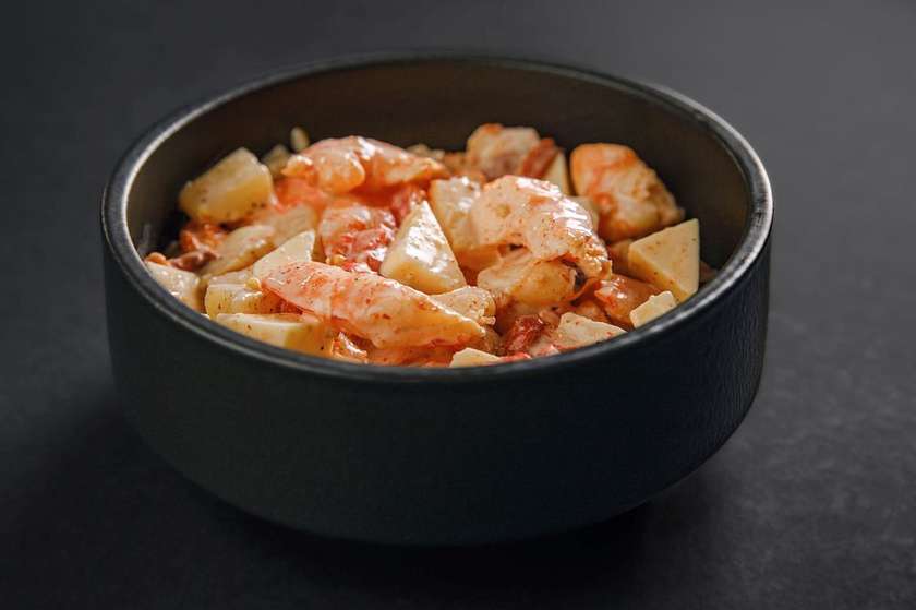 САЛАТ КРЕВЕТКА АНАНАС