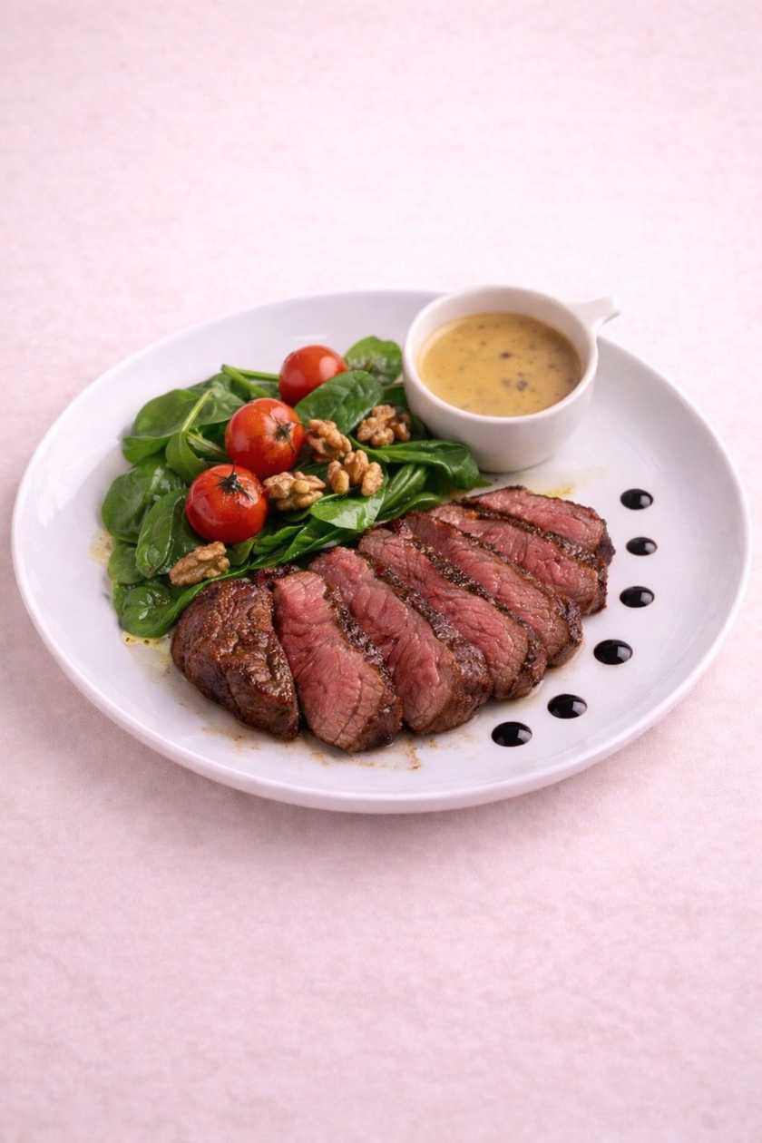 67. Rumpsteak salát