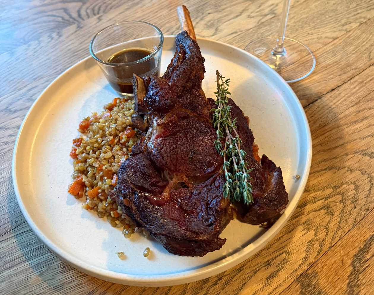 Braised Bone-in Beef Ribeye