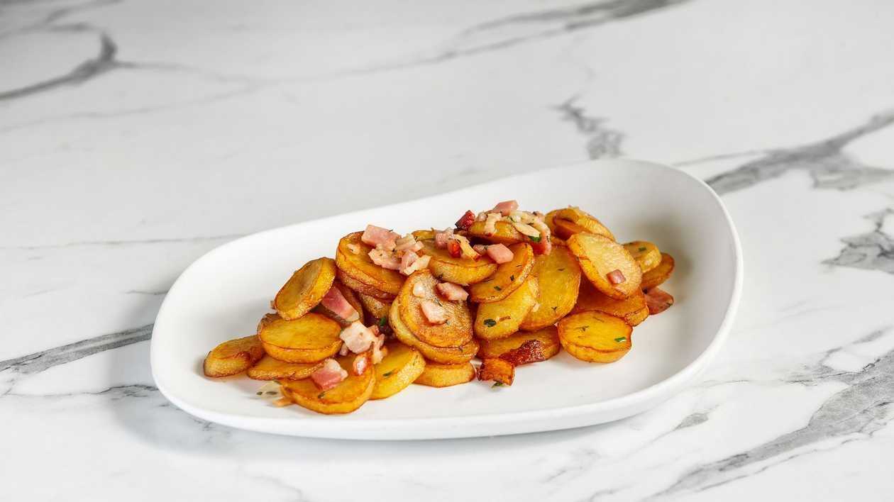 Sauteed Potatoes with Bacon and Onion