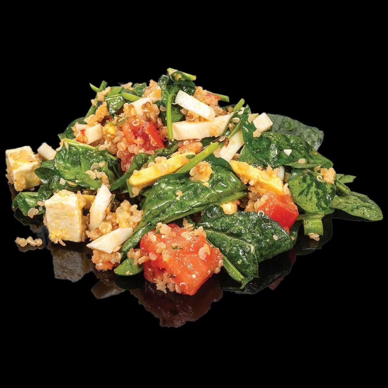 Спаначена салата с киноа