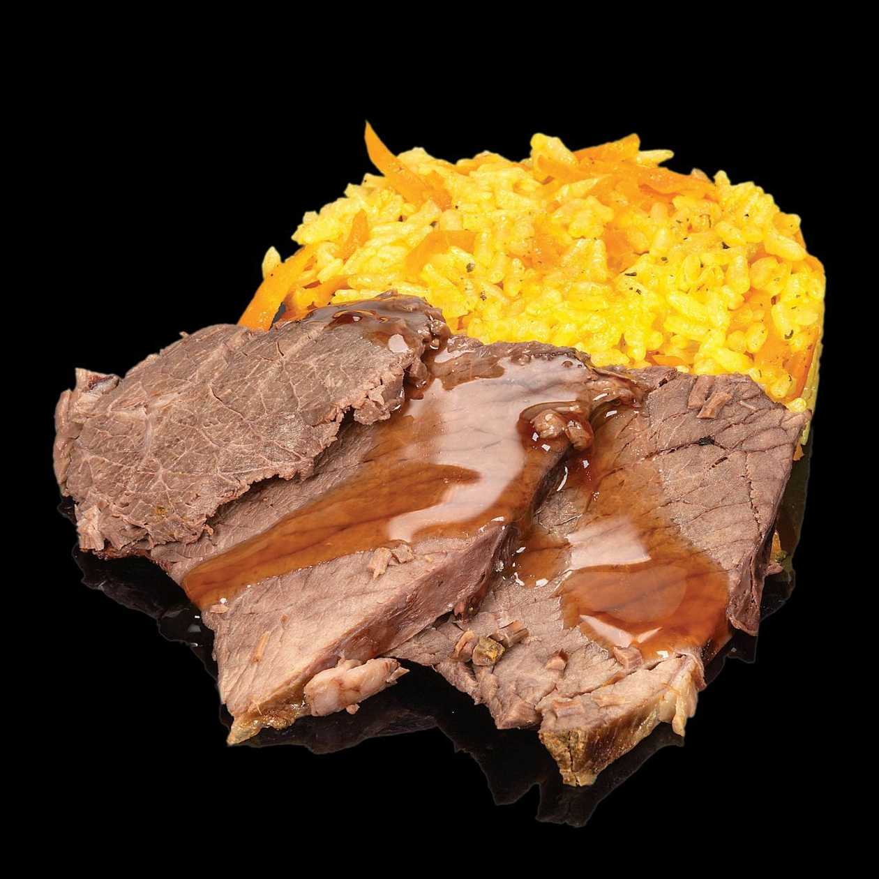 Телешки карета Братен джус с Арборио