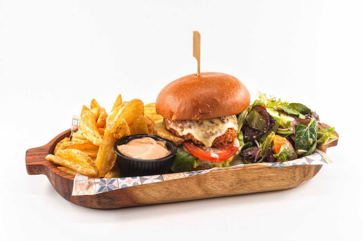 Crispy Chicken Avocado Burger