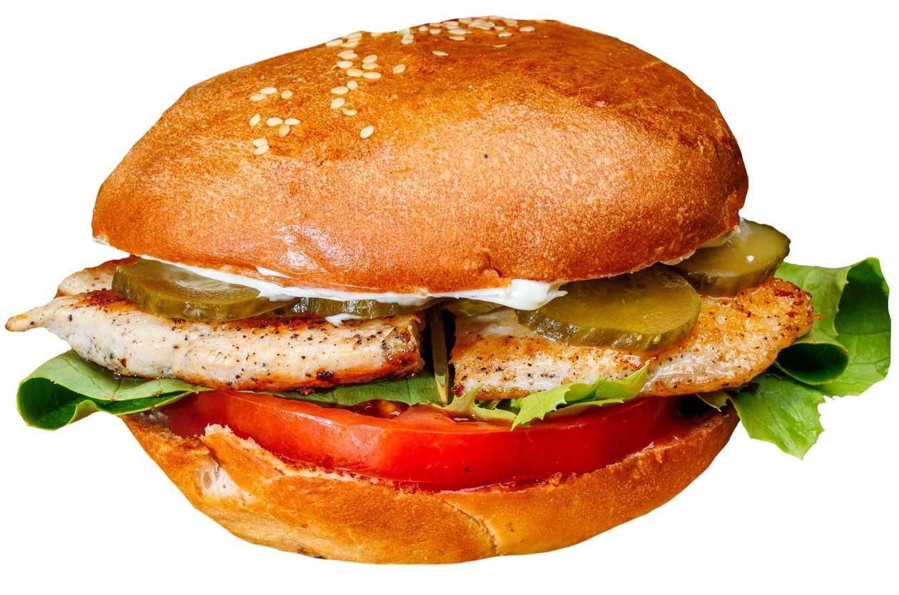 Burger cu Piept de Pui