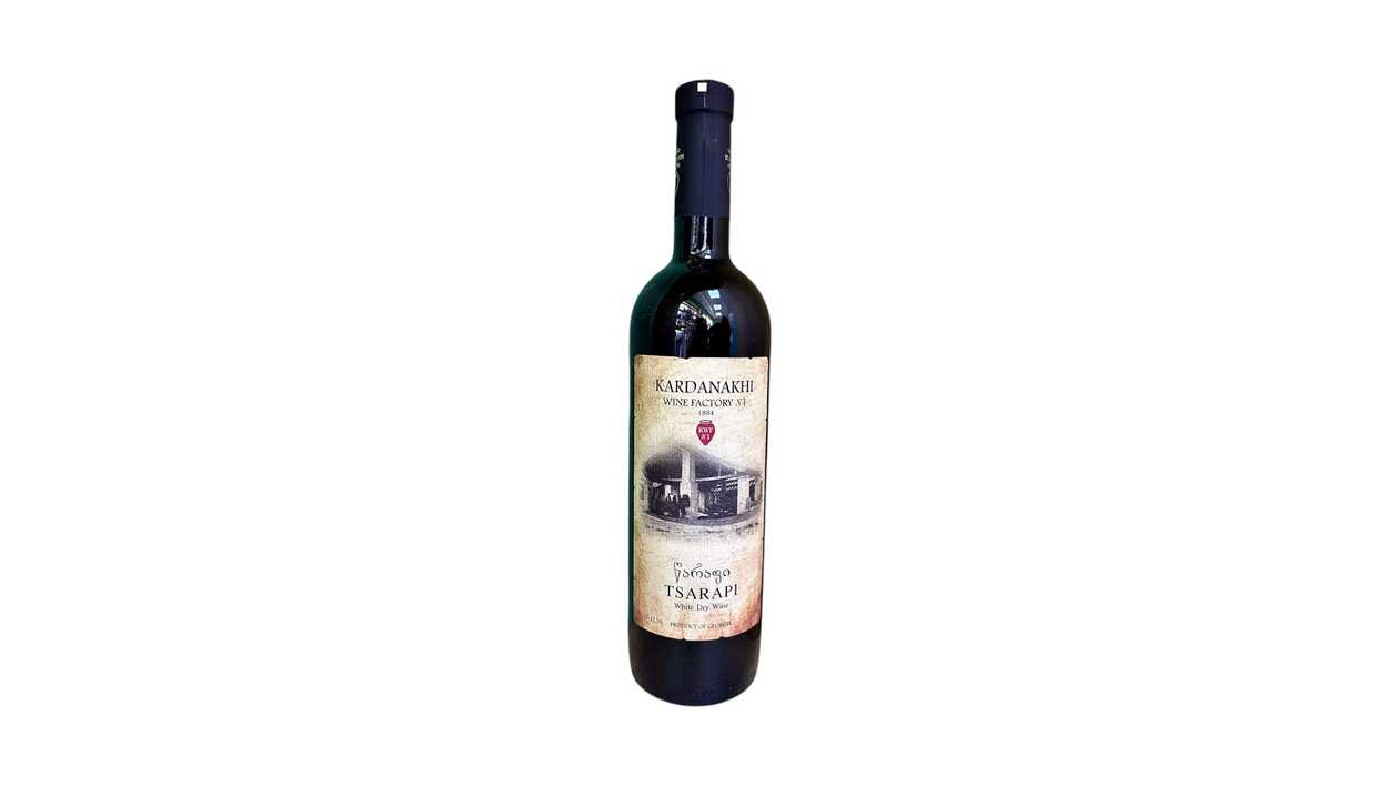Wine "Tsarafi" 0.75 bottle unfiltered