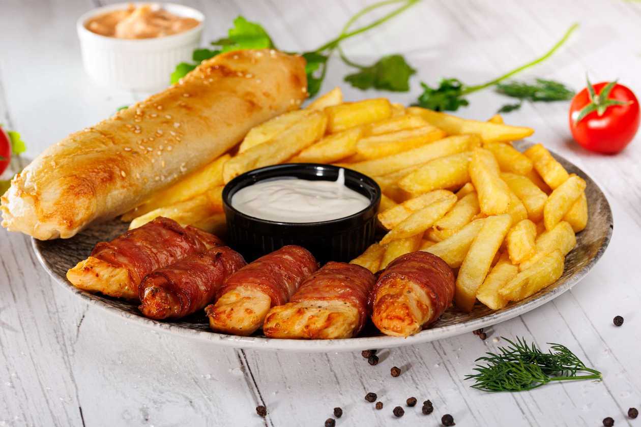 Piept de pui cu Bacon