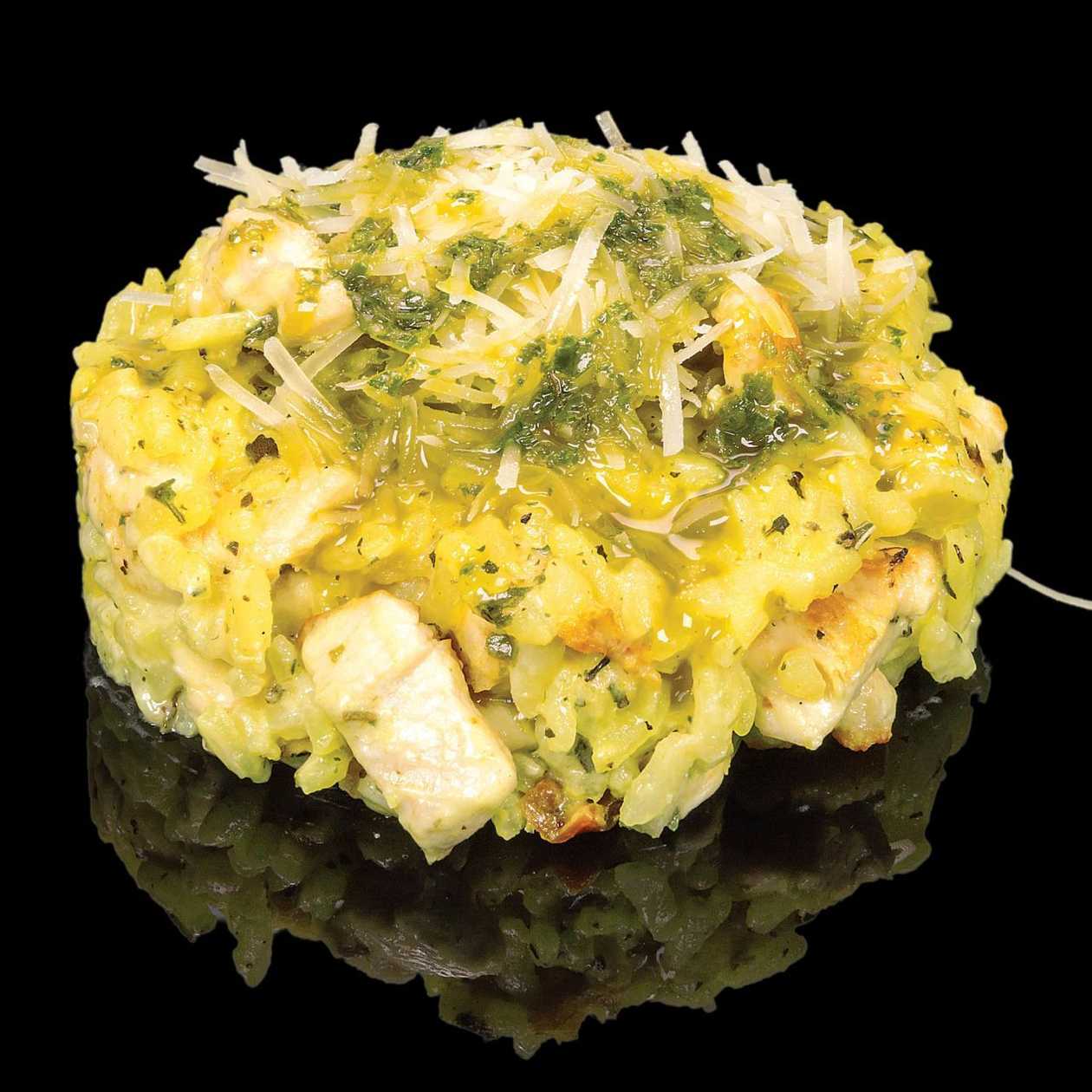 Ризото с пиле и пармезан