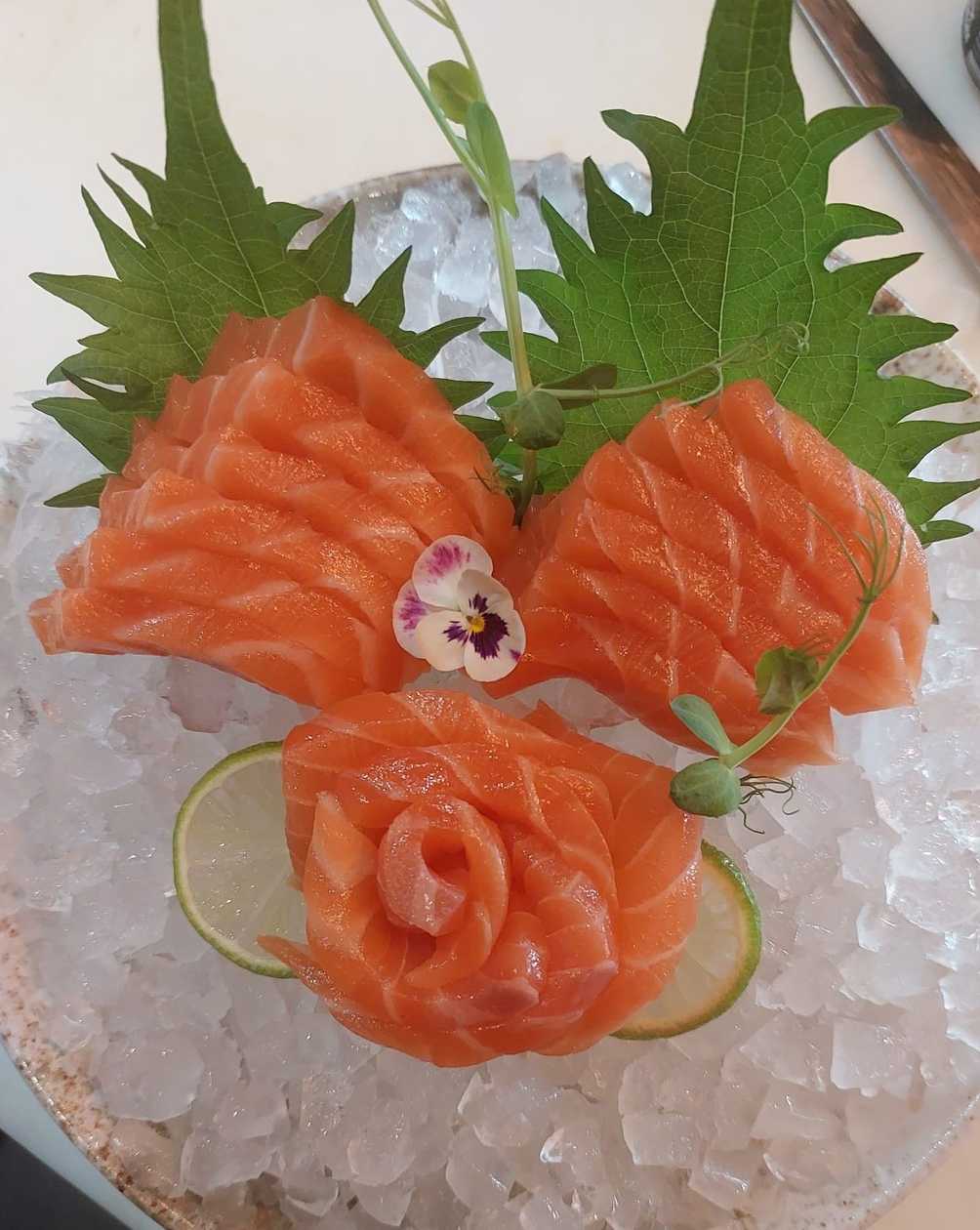 sashimi salmon ( 6 units )