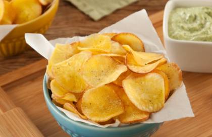Cassava Chips with Braised Sausage by Chef