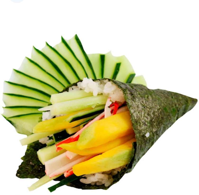 special salmon temaki