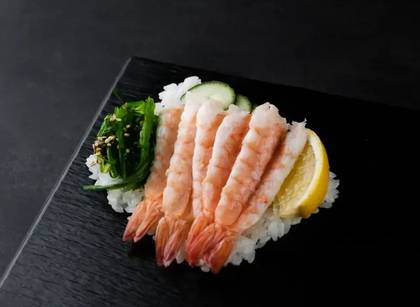 Ebi sashimi