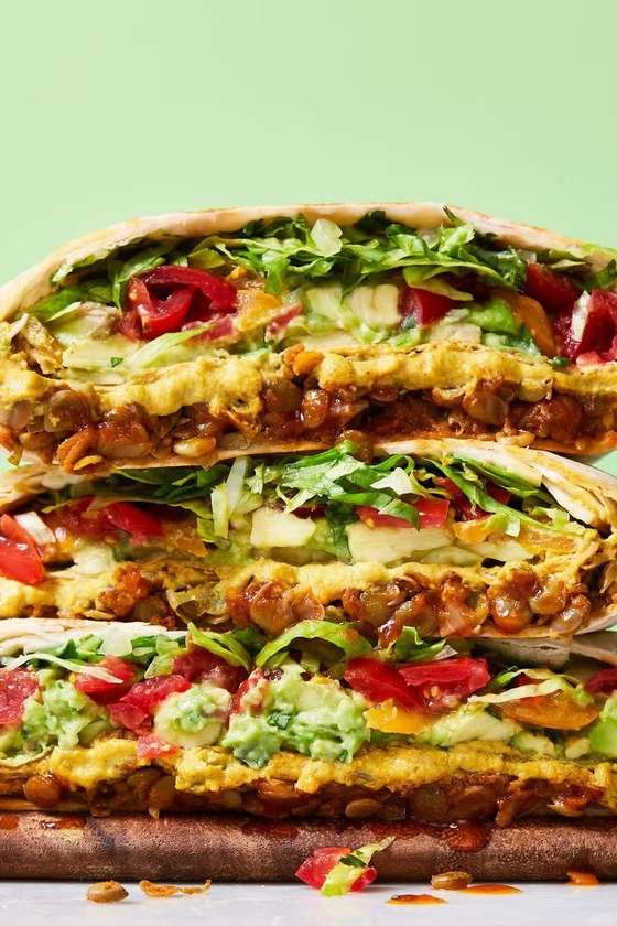 Chicken and sausage Wrap