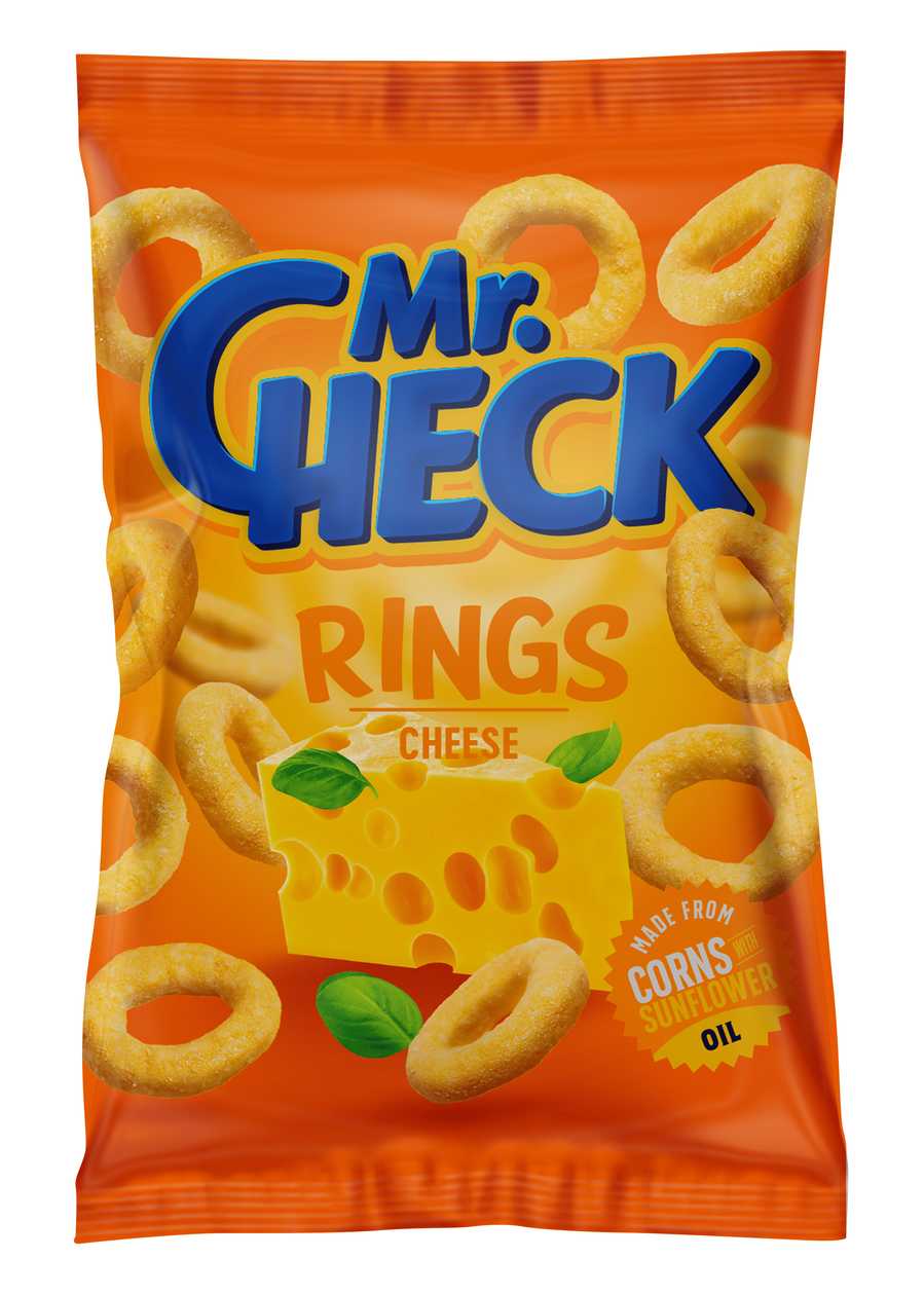 Mr.Check kukurūzų traškučiai sūrio skonio, 150g