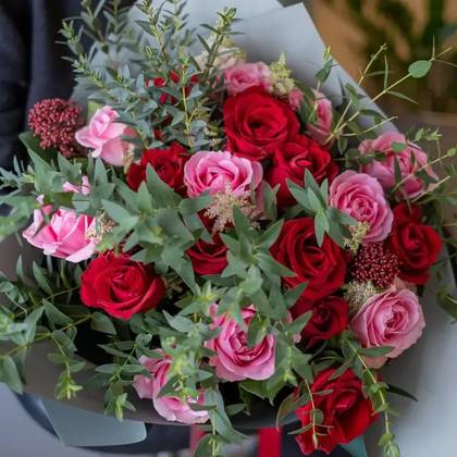 Flower Bouquet Fire Dance