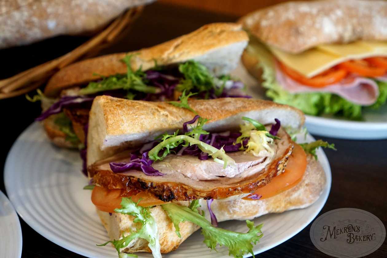 Slow cooked Porchetta Baguette