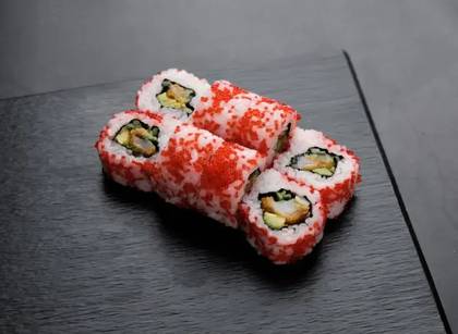 California tobiko ebi tempura