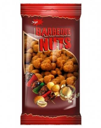 Žemės riešutai traškioje luobelėje JĖGA, barbekiu skonio, 200 g