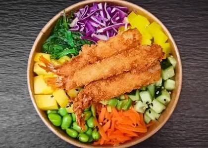 Poke Bowl Tempurovaná Kreveta 300 g