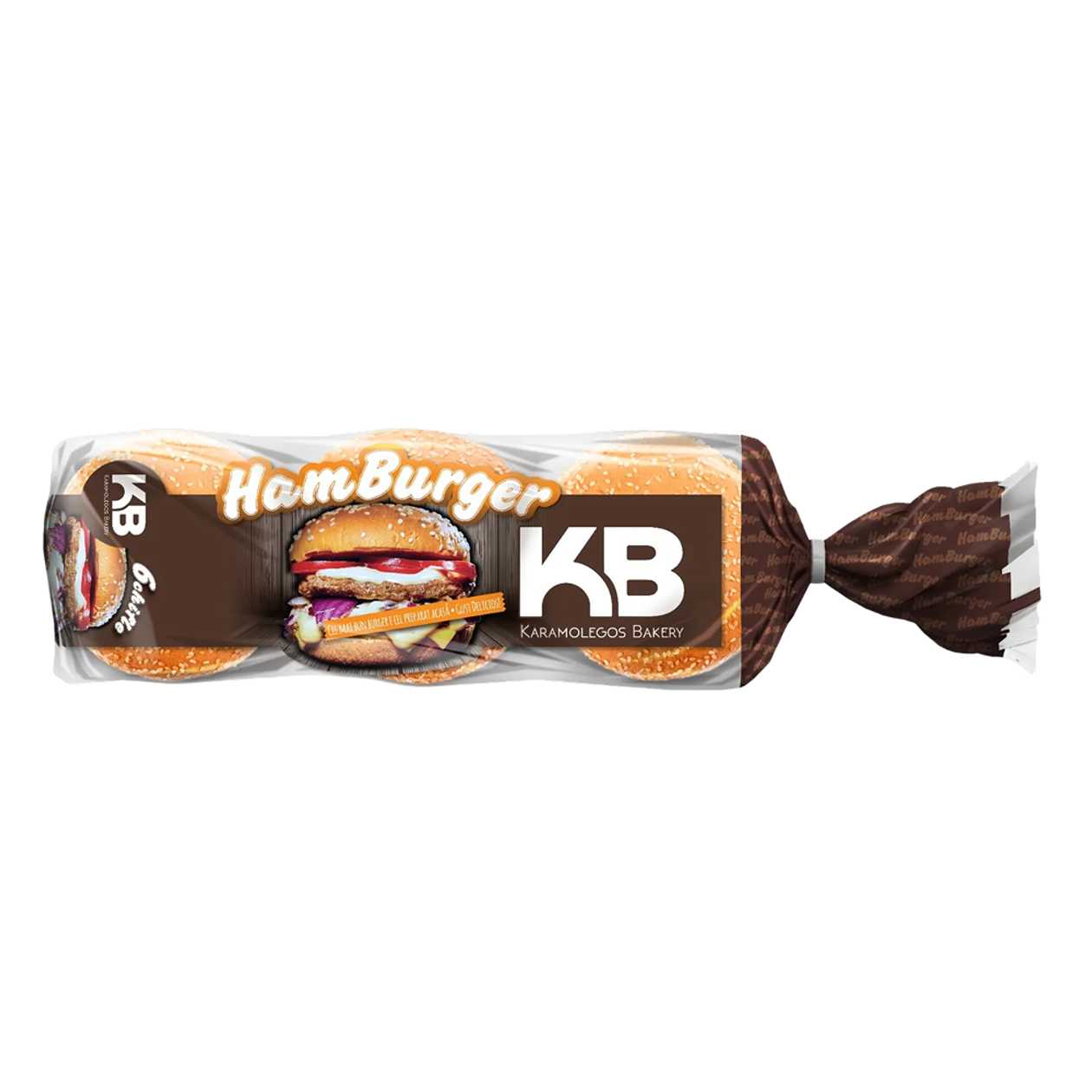KB, Chifle Burger cu Susan, 6 x 80 g (expiră în curând)