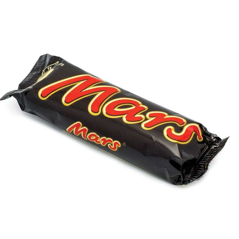 Pieninio šokolado batonėlis su nuga ir karamele, MARS, 51 g