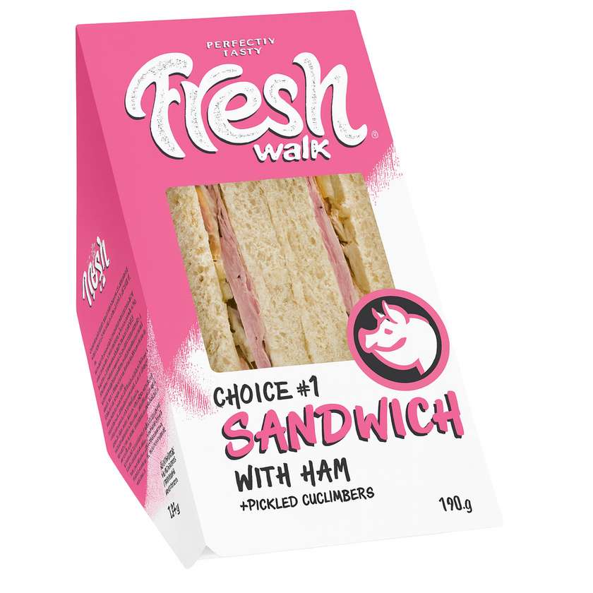 Triangle Sandwich with Cumin and Pickled Cucumbers (190g)