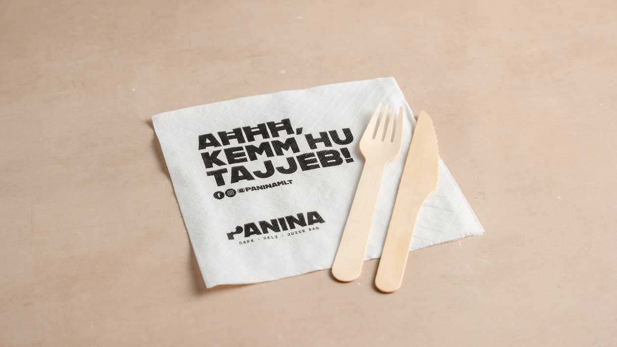 Napkins and Cutlery