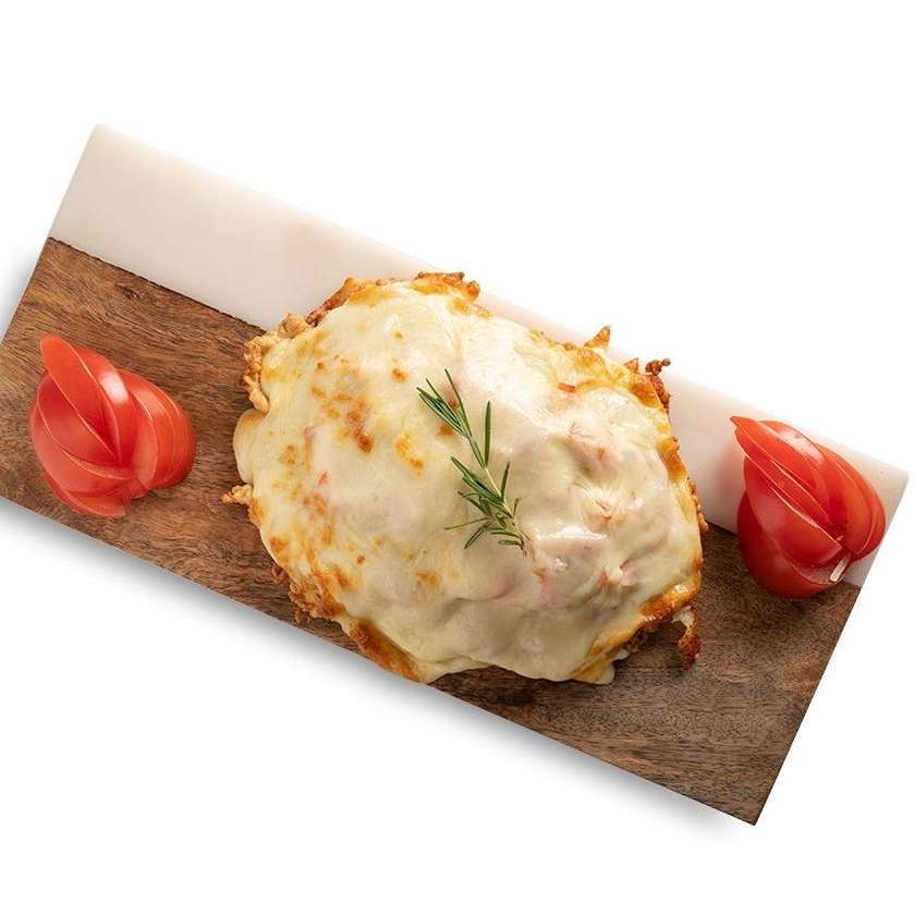 Pork Schnitzel with Mozzarella