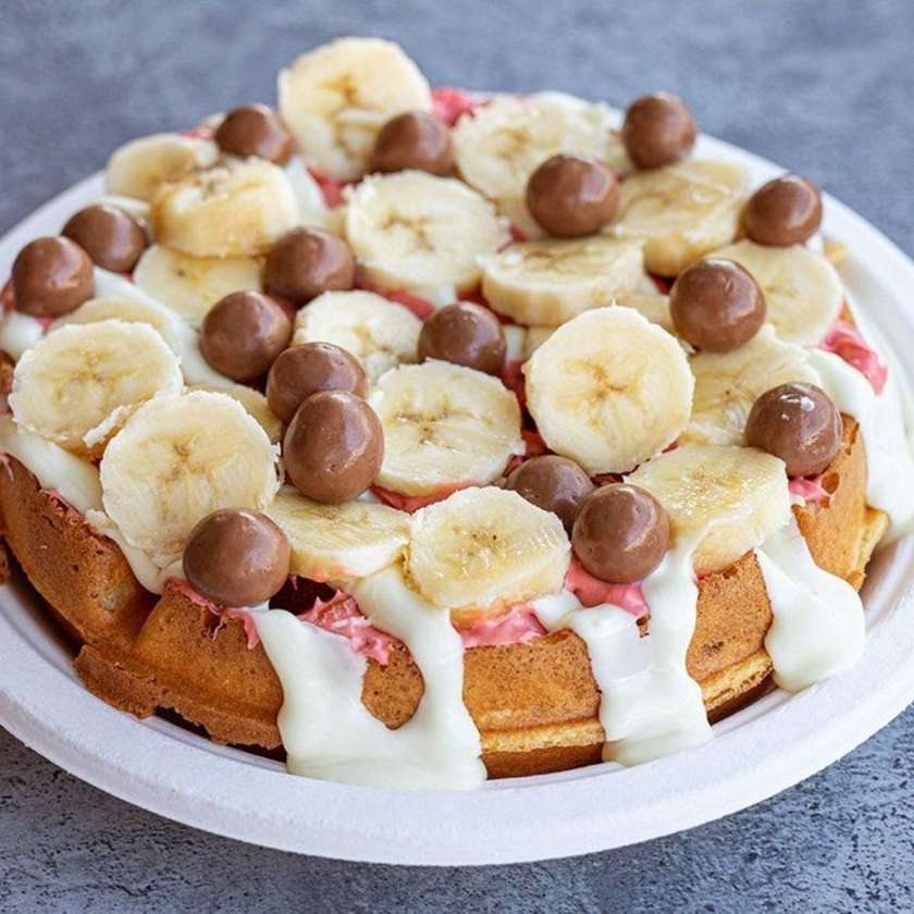 White Chocolate Waffle