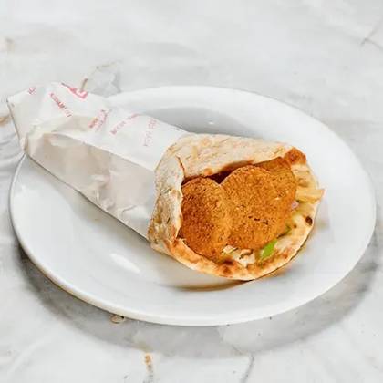 Small Vegetarian Falafel On Thin Crust