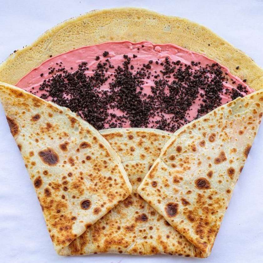 Strawberry Cream Crepe