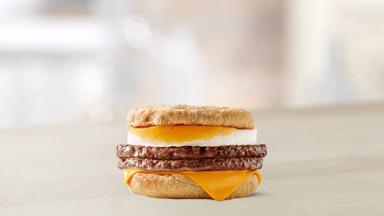 Double Muffin with Beef & Egg