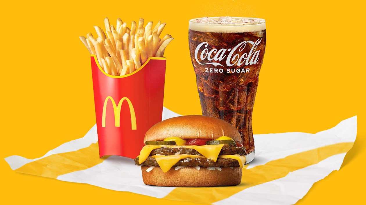 Large Double Cheeseburger meal