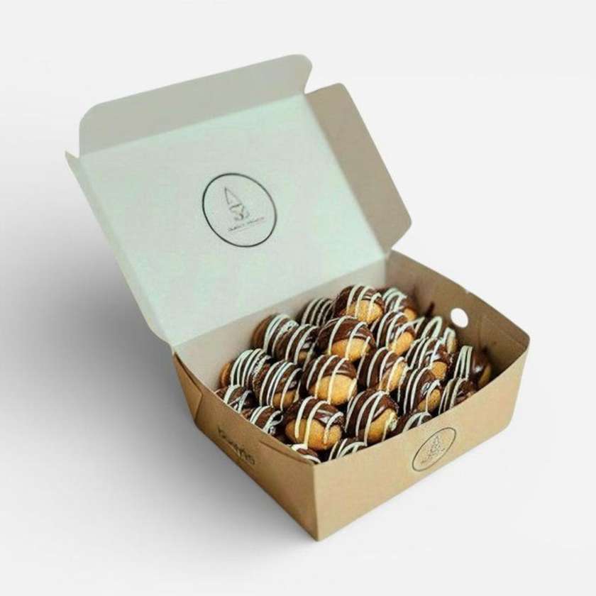 Bubble Waffle Nutella & White Choc