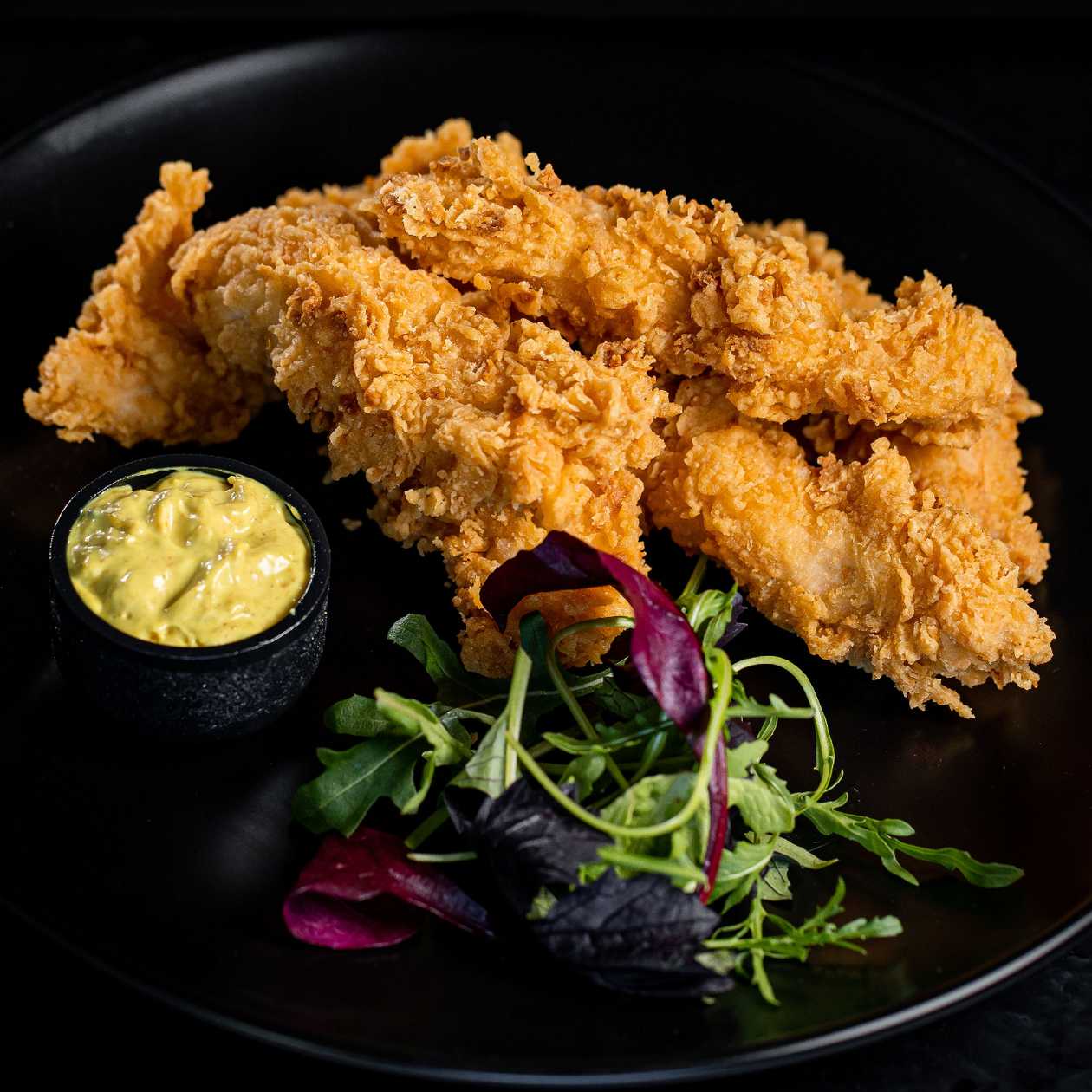 Snitel de pui crispy