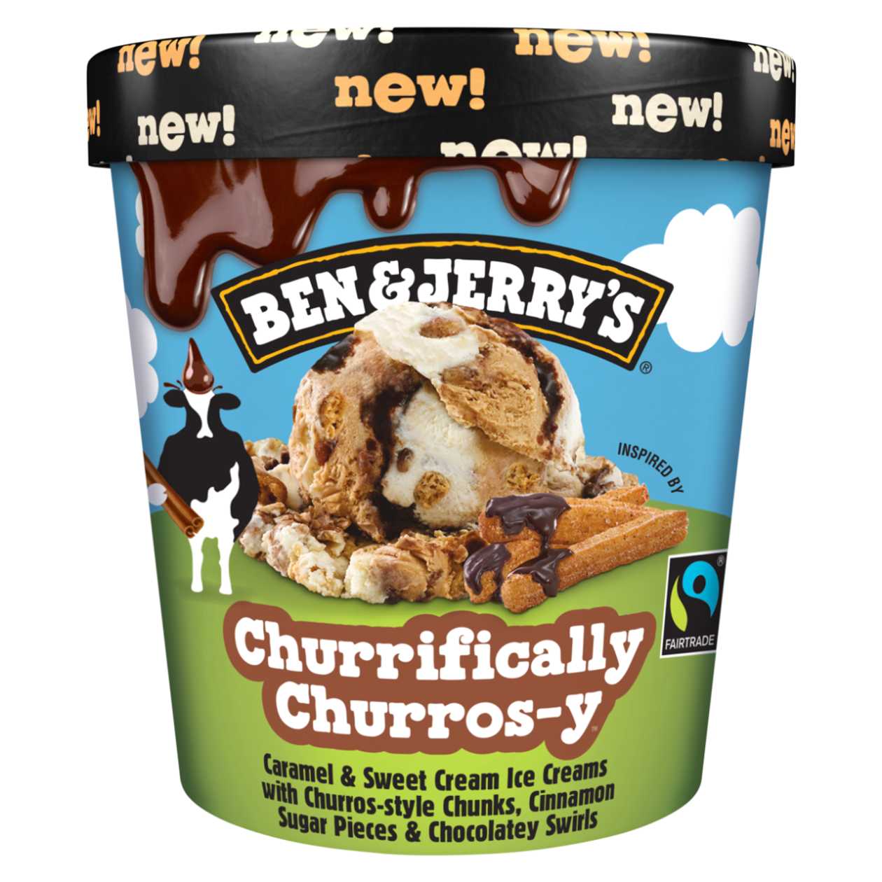 Lody Churrifically Churros-y Ben & Jerry's 465ml
