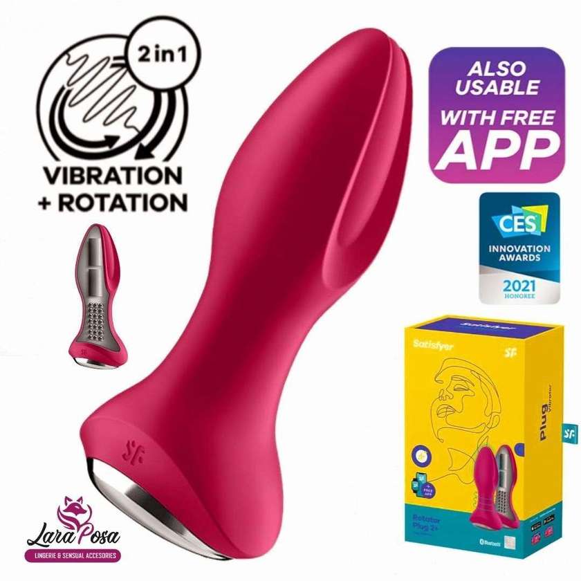Plug Vibratório Rotator Plug 2+