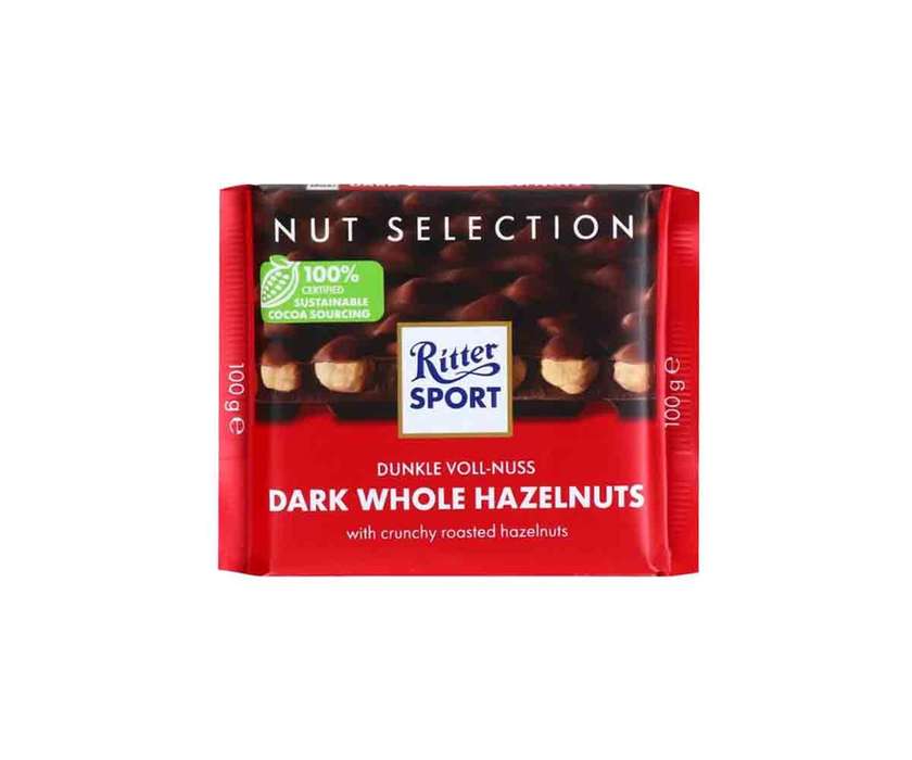 Ritter Sport Milk Chocolate with Hazelnuts 100g