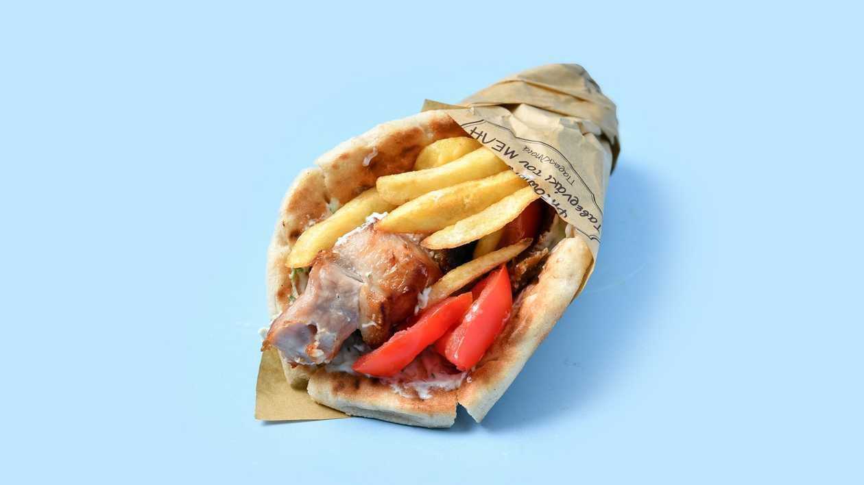 Copy of Pork Souvlaki Greek Pita